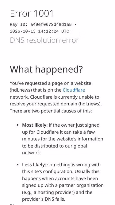 Screenshot of hdl.news