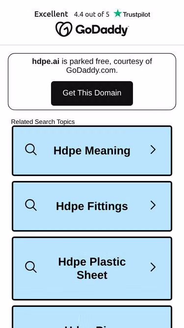 Screenshot of hdpe.ai