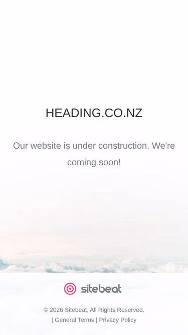 Screenshot of heading.co.nz