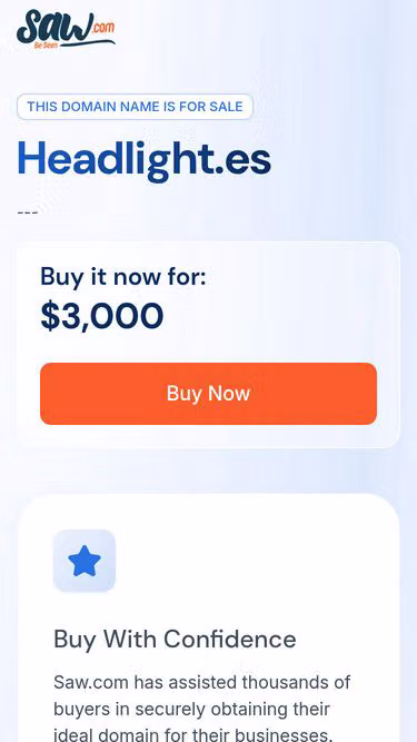 Screenshot of headlight.es