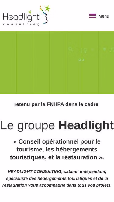 Screenshot of headlight.fr