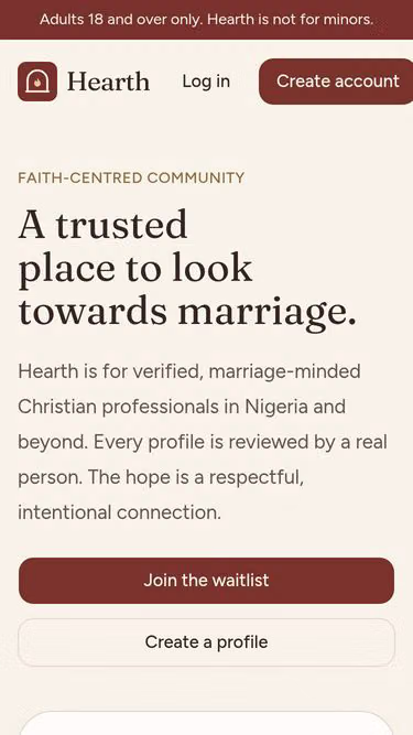 Screenshot of hearth.com.ng