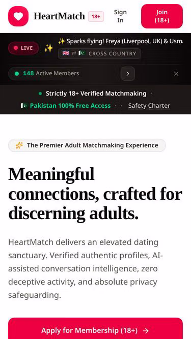 Screenshot of heartmatch.singles
