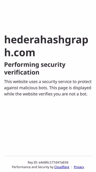 Screenshot of hedera.technology