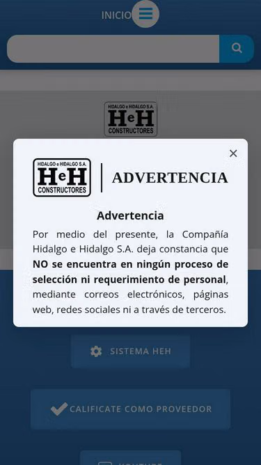 Screenshot of heh.com.ec
