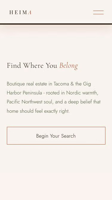 Screenshot of heima.homes