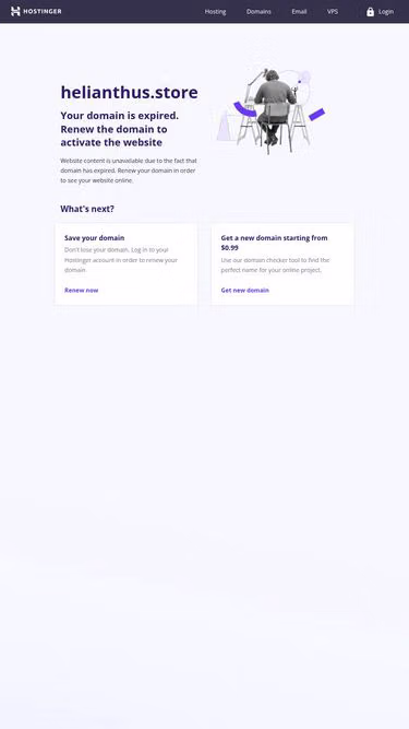 Screenshot of helianthus.store