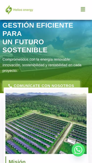 Screenshot of heliosenergy.pe