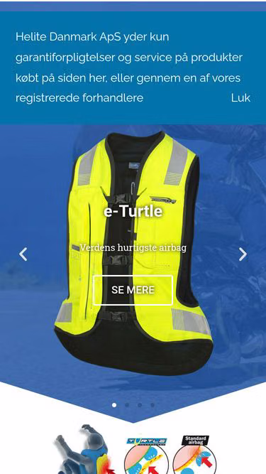 Screenshot of helite.dk
