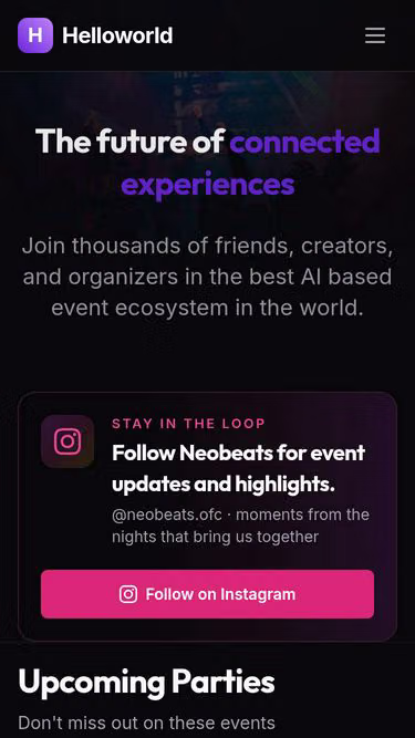 Screenshot of helloworld.media