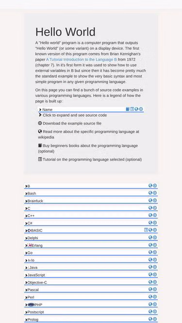 Screenshot of helloworld.org