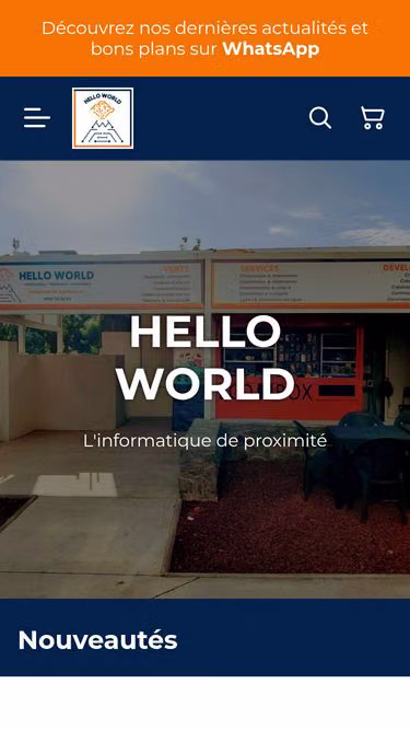 Screenshot of helloworld.re