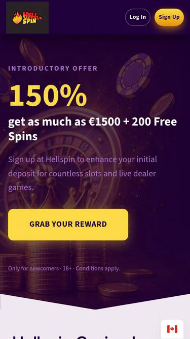 Screenshot of hellspin.win