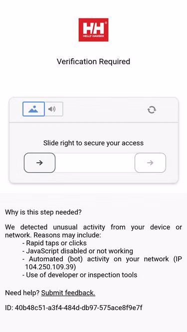 Screenshot of helly.dk