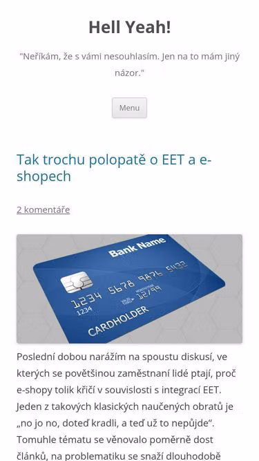 Screenshot of hellyeah.cz