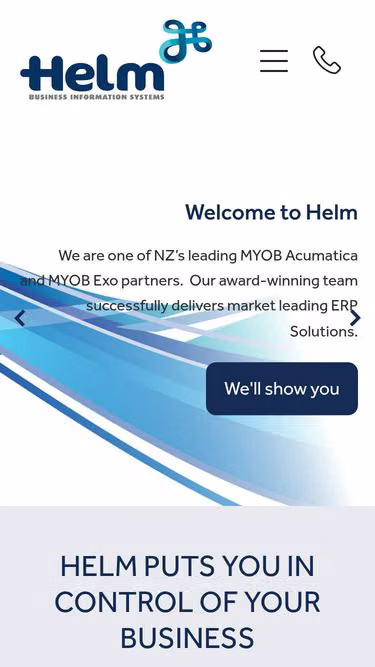 Screenshot of helm.co.nz