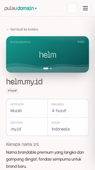Screenshot of helm.my.id