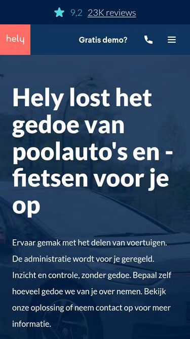 Screenshot of hely.nl