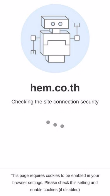 Screenshot of hem.co.th