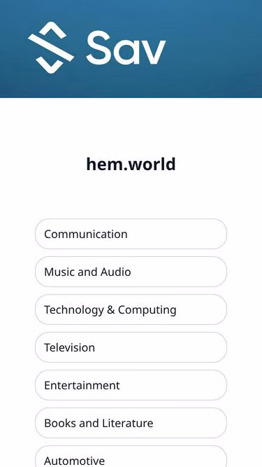 Screenshot of hem.world