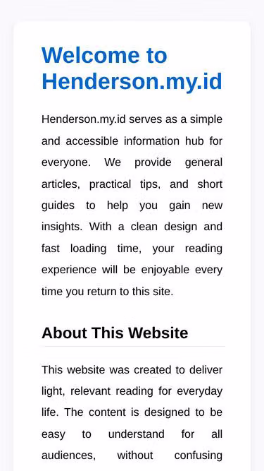 Screenshot of henderson.my.id