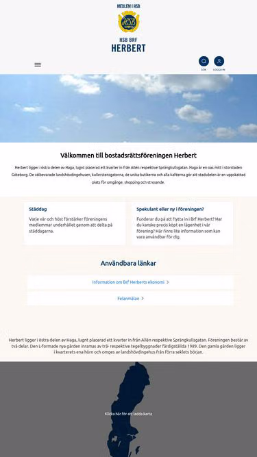 Screenshot of herbert.nu
