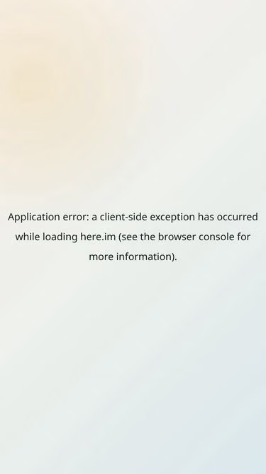 Screenshot of here.im