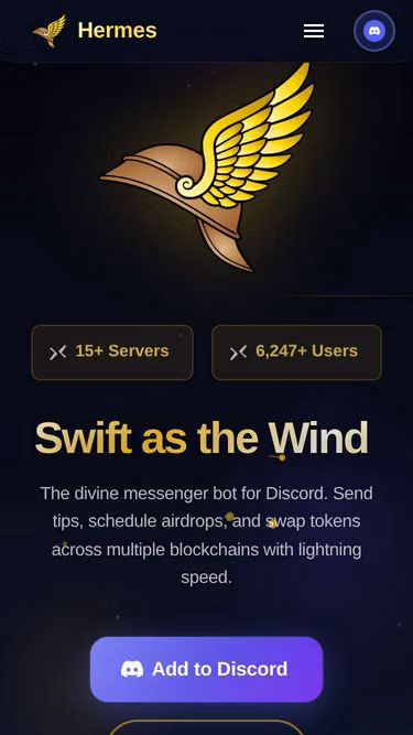 Screenshot of hermes.meme