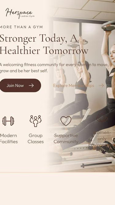 Screenshot of herspace.com.my
