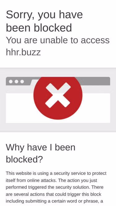 Screenshot of hhr.buzz