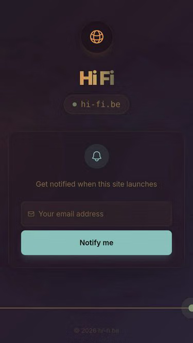 Screenshot of hi-fi.be