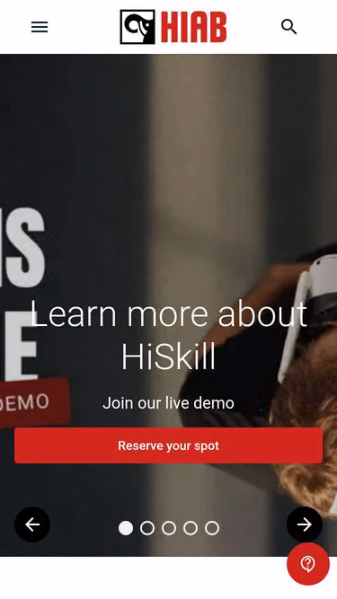 Screenshot of hiab.cm