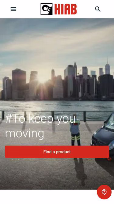 Screenshot of hiab.com.sg