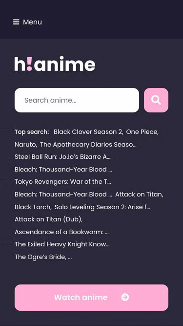 Screenshot of hianimes.xyz