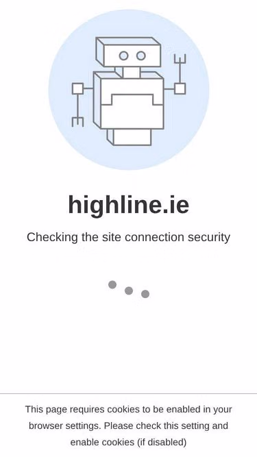 Screenshot of highline.ie