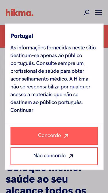 Screenshot of hikma.pt