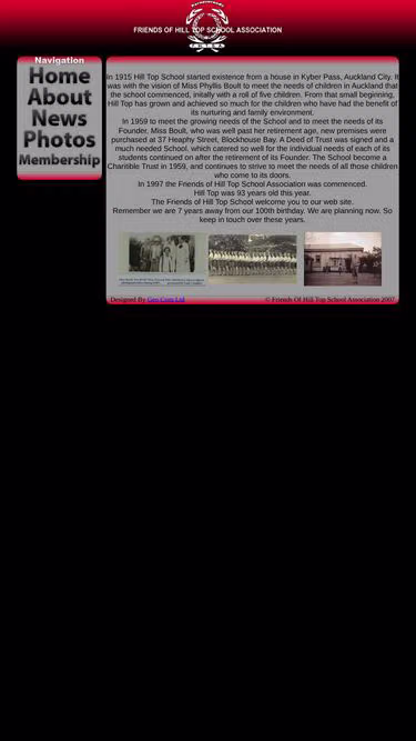 Screenshot of hilltop.school.nz