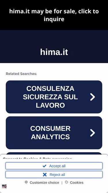 Screenshot of hima.it