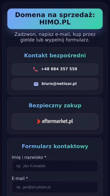 Screenshot of himo.pl