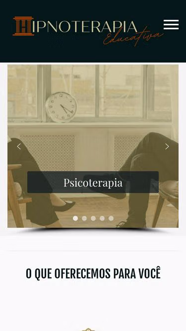 Screenshot of hipnoterapia.com.br