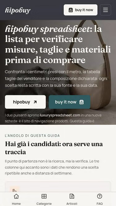 Screenshot of hipobuyguide.autos