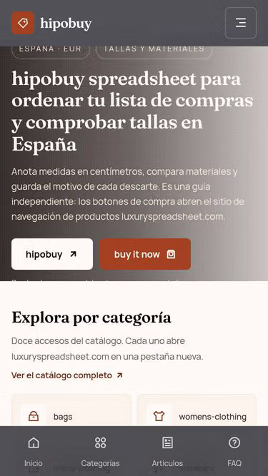 Screenshot of hipobuyguide.baby