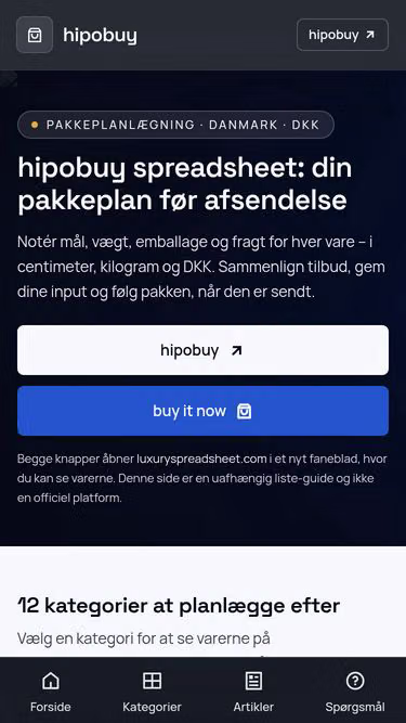 Screenshot of hipobuyguide.motorcycles