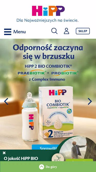 Screenshot of hipp.pl