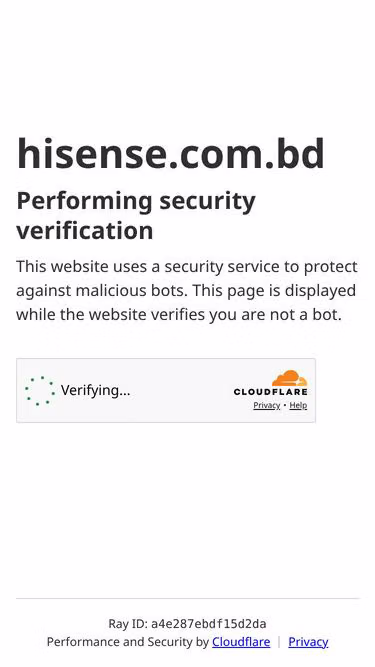 Screenshot of hisense.com.bd