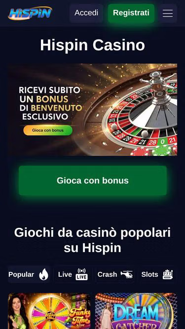 Screenshot of hispin.it