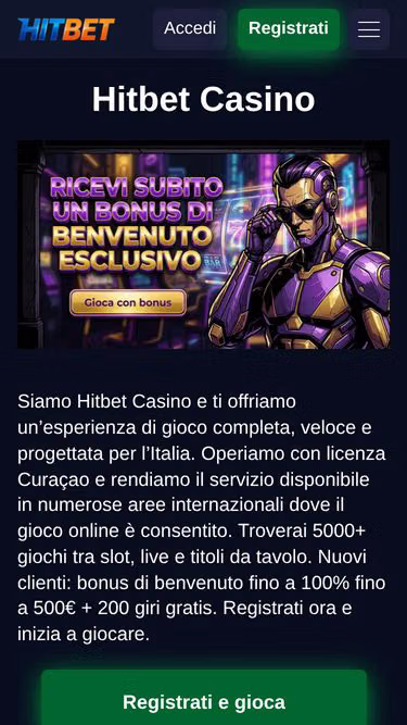 Screenshot of hitbet.it