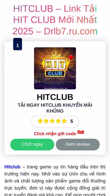 Screenshot of hitclub.best