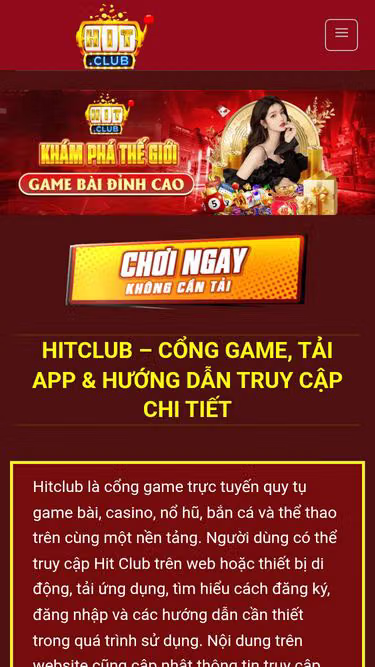 Screenshot of hitclub.reisen