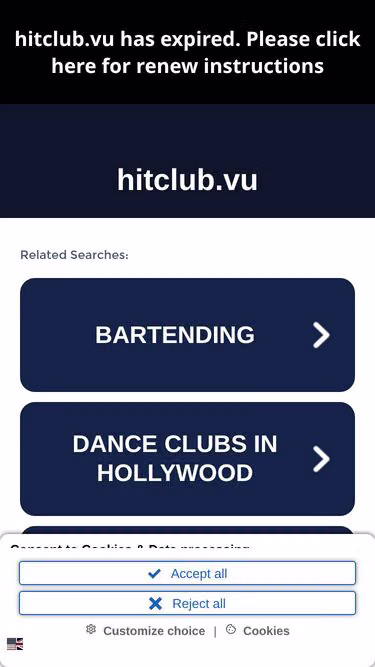 Screenshot of hitclub.vu